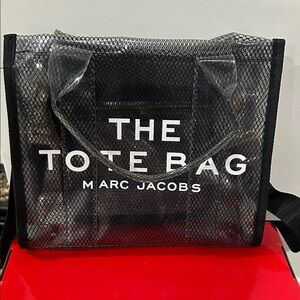 Marc Jacobs Black Mesh Tote Bag